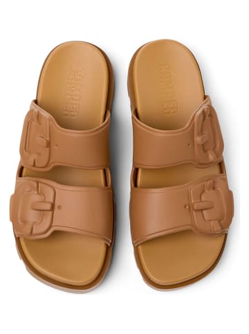 Camper Slippers "Brutus" lichtbruin