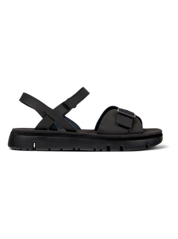 Camper Leder-Sandalen in Schwarz
