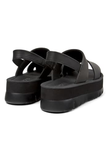 Camper Leder-Sandaletten in Schwarz