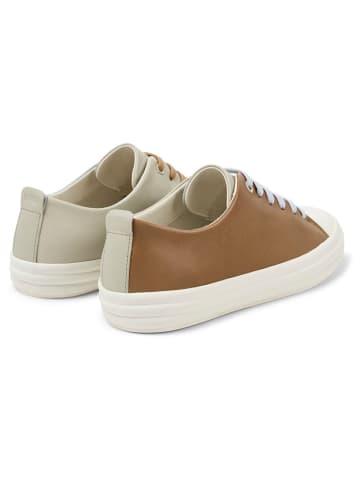 Camper Leren sneakers lichtbruin/beige
