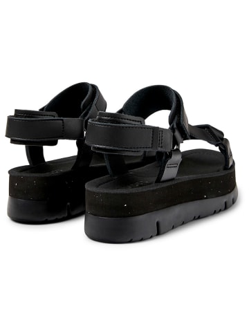 Camper Leder-Sandaletten in Schwarz