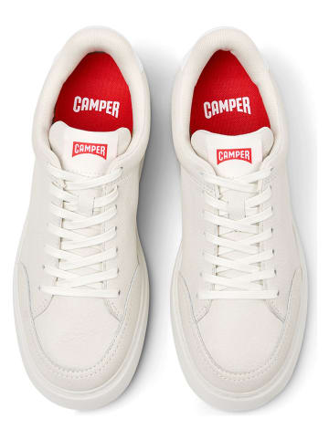Camper Skórzane sneakersy "Runner K21" w kolorze kremowym