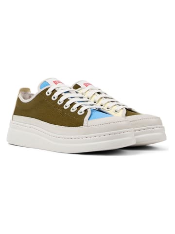 Camper Sneakers "Runner" in Khaki/ Hellblau