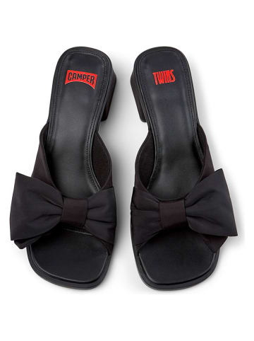 Camper Pantoletten "Kora" in Schwarz