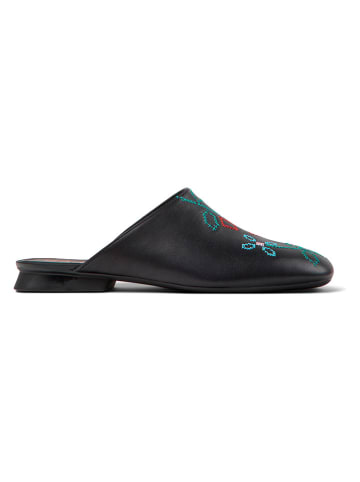 Camper Leren clogs "Casi Myra" zwart