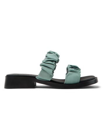 Camper Klapki "Dana" w kolorze czarno-turkusowym