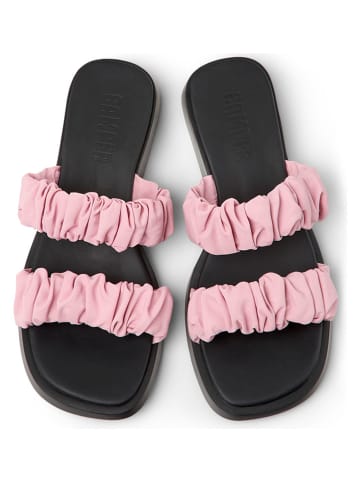 Camper Pantoletten "Dana in Schwarz/ Rosa