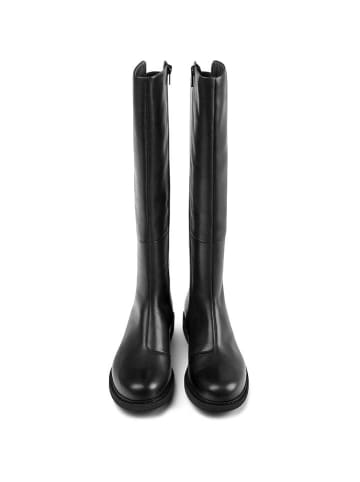 Camper Leder-Stiefel in Schwarz