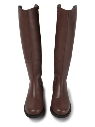 Camper Leder-Stiefel in Braun