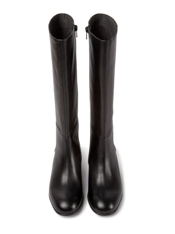 Camper Leder-Stiefel in Schwarz