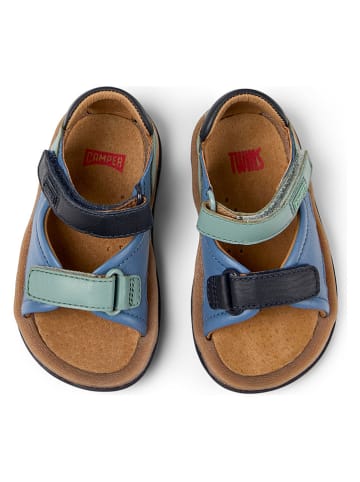 Camper Leren enkelsandalen "Bicho" blauw