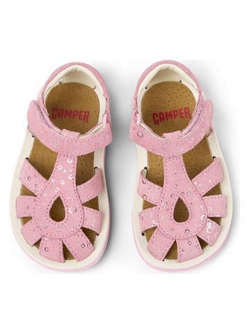 Camper Leder-Halbsandalen "Bicho" in Rosa
