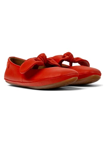 Camper Leren ballerina's rood