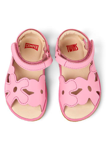 Camper Leren sandalen lichtroze