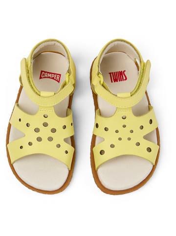 Camper Leren sandalen geel