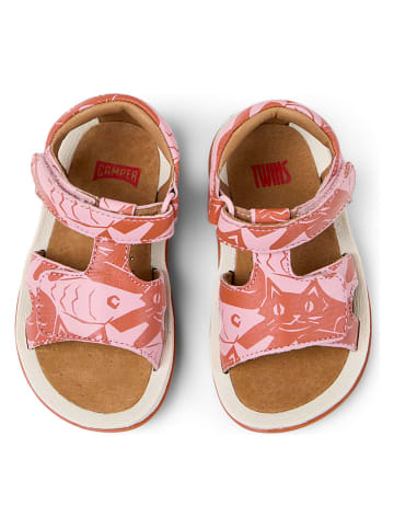 Camper Leren enkelsandalen "Bricho" lichtroze