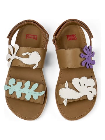 Camper Leren sandalen "Miko" lichtbruin