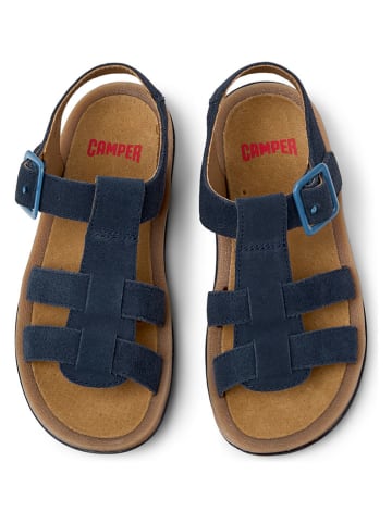 Camper Leder-Sandalen "Bicho" in Dunkelblau