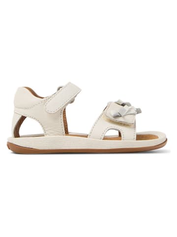 Camper Leder-Halbsandalen "Bicho" in Creme