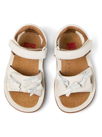 Camper Leren enkelsandalen "Bicho" crème