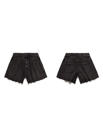 Sisley Jeans-Shorts in Schwarz