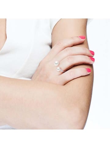 Pearl Addict Zilveren ring met parels