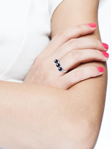 Pearl Addict Zilveren ring met parels