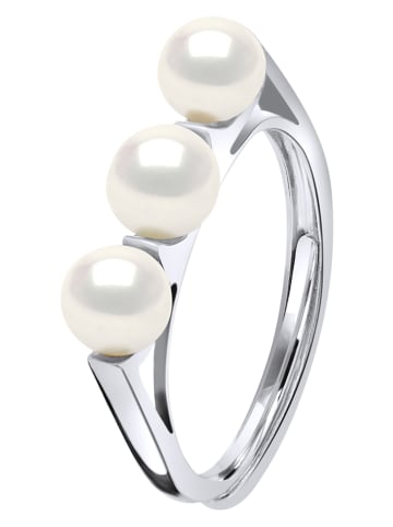 Pearl Addict Srebrny pierścionek z perłami