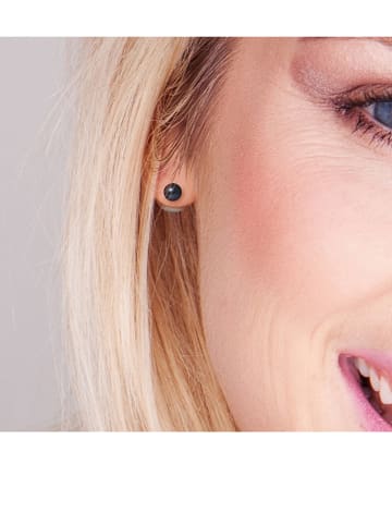 Pearl Addict Silber-Ohrstecker mit Perlen