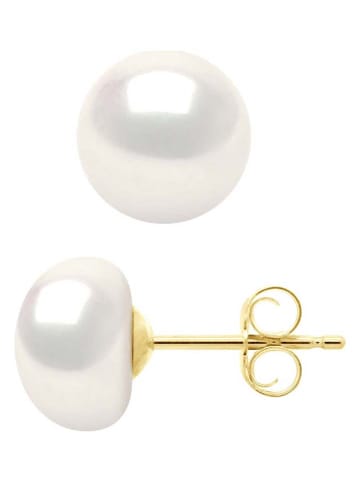 Pearl Addict Perlen-Ohrstecker in Weiß