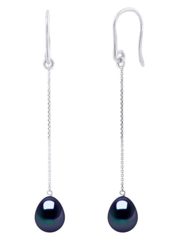 Pearl Addict Zilveren oorhangers met parels