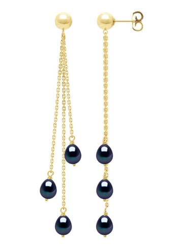 Pearl Addict Gold-Ohrstecker mit Perlen