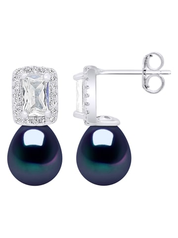 Pearl Addict Silber-Ohrstecker mit Perlen