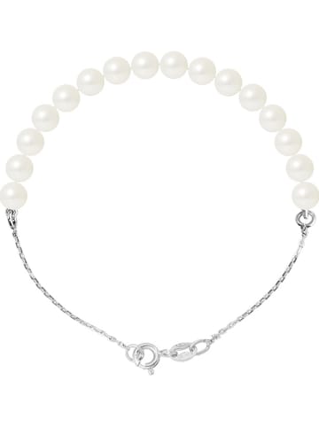 Pearl Addict Srebrna bransoletka "Love Chained" z perłą