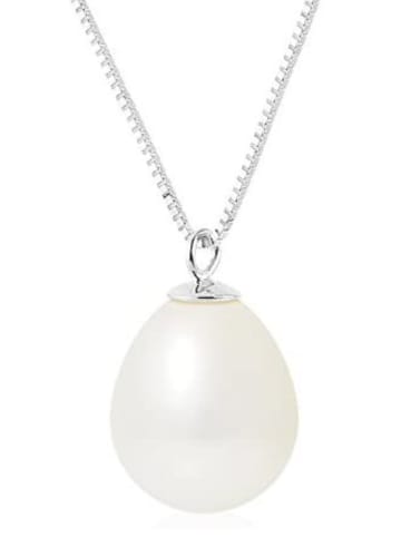 Pearl Addict Srebrny naszyjnik z zawieszką - dł. 42 cm