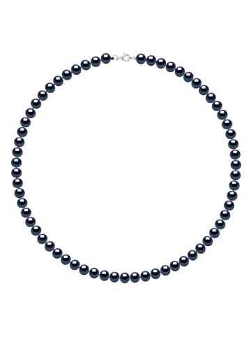 Pearl Addict Parelketting donkerblauw - (L)42 cm