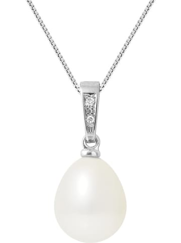 Pearl Addict Weißgold-Anhänger mit Diamanten und Perle