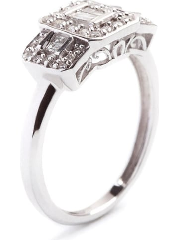 maison héritage PARIS Witgouden ring "Les princesses" met diamanten