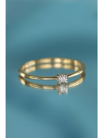 maison héritage PARIS Gold-Ring "Pure" mit Diamant