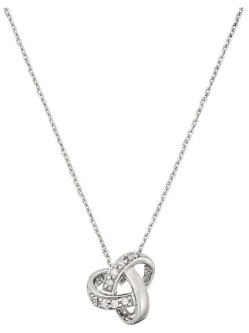 maison héritage PARIS Złota zawieszka "Noeud Elegance" z diamentami