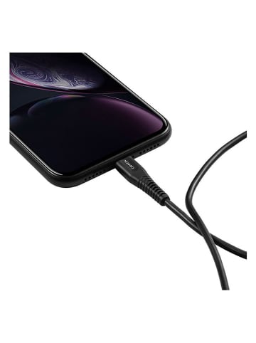 Canyon Lightning-oplaadkabel ‘'MFI-4’' zwart - (L)120 cm