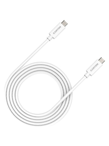 Canyon USB-C-Ladekabel ''UC-42'' in Weiß - (L)200 cm