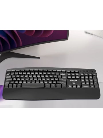 Canyon Toetsenbord ‘'HKB-W6’' zwart