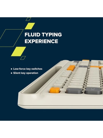 Canyon 2-delige set: toetsenbord & muis ‘'HSET-W5’' wit/rood