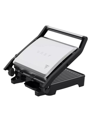 Aeno Contactgrill ‘'EG2’' zilver/zwart