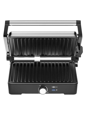 Aeno Contactgrill ‘'EG2’' zilver/zwart