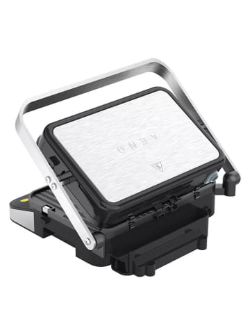 Aeno Contactgrill ‘'EG5’' zilver/zwart