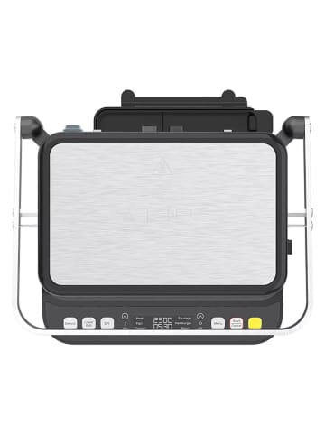 Aeno Contactgrill ‘'EG5’' zilver/zwart