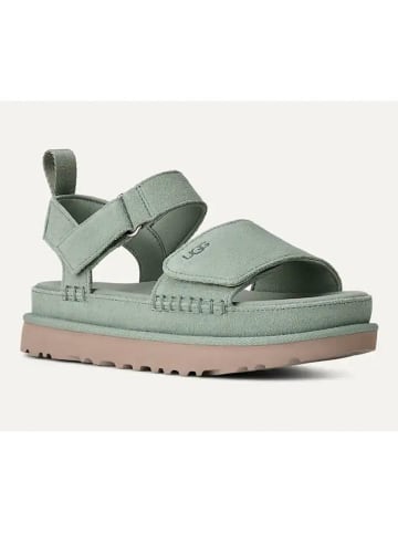 UGG Leder-Sandalen "Goldenstar" in Grün