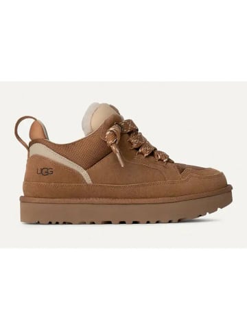 UGG Skórzane sneakersy "Lowmel" w kolorze jasnobrązowym